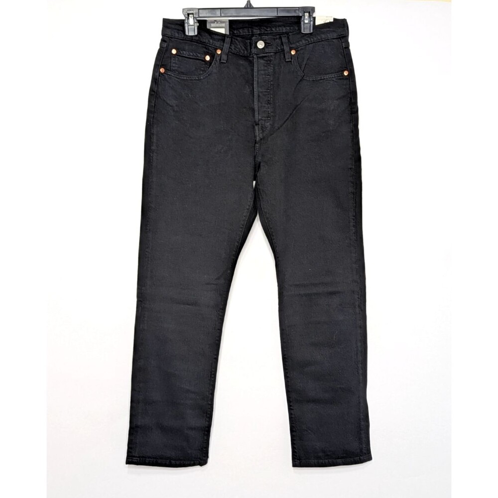 Levi's Premium 501 Original Fit Men's Size 33x30 Black Denim Jeans NWT